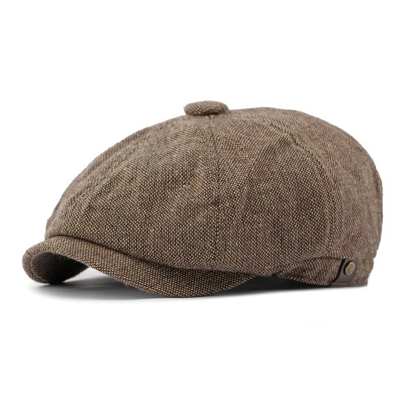 Berets Cotton Flat Advance Driver Flat Cap Men Casual Newsboy Sun Hats  Korea Style Spring Summer Women Men Beret Hats