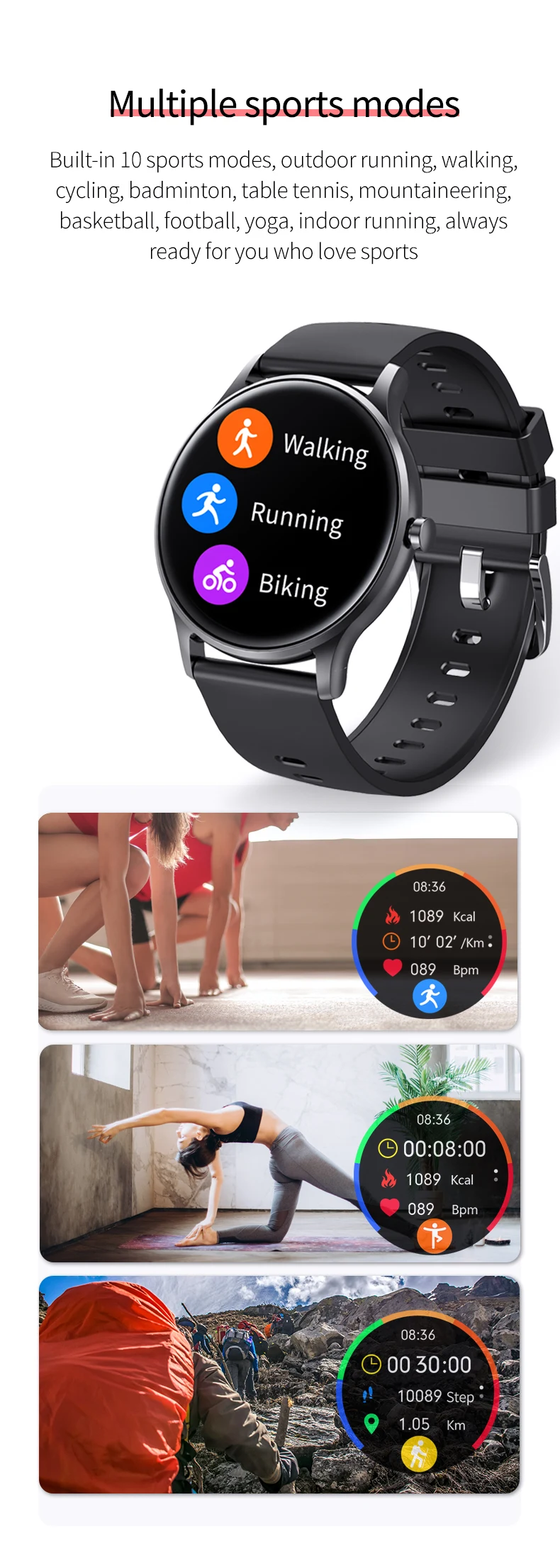 Reloj Smartwatch S33 Round Shape Women Heart Rate Monitor Call Message Reminder Smart Watch Gloryfit Apps (10).jpg