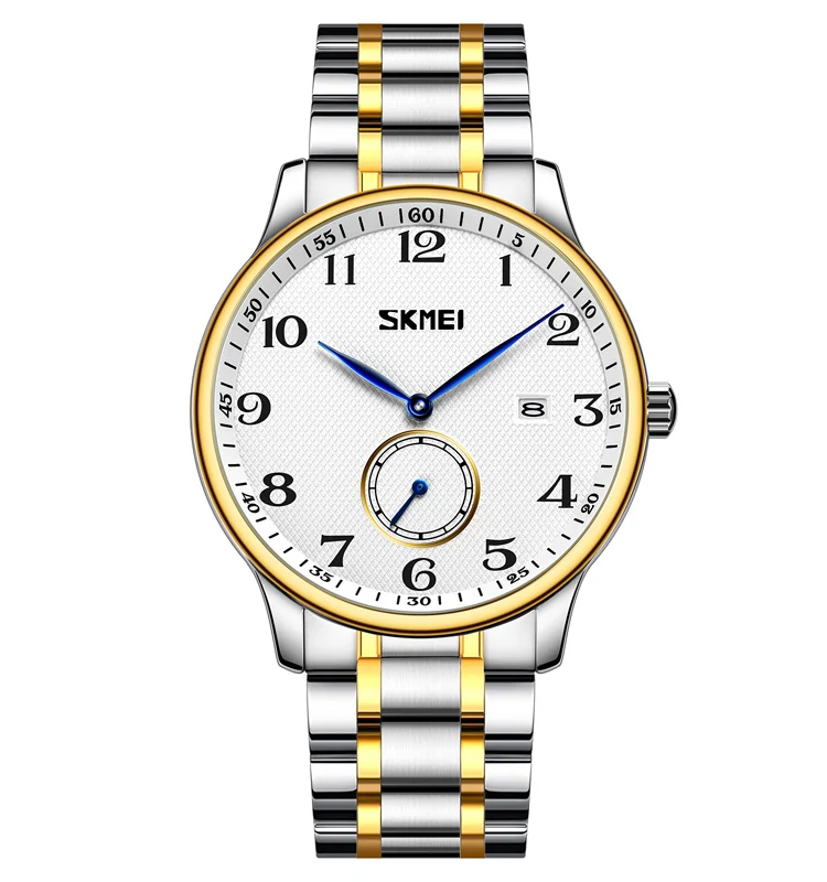 Relojes hombr Al Por Mayor Watches Skmei 9297 Waterproof Steel Watch Relogio Fashionable Men Watch Alibaba