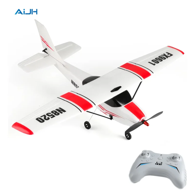 AiJH FX9601 RC Plane 4CH Powerful Brushless Glider 520mm Wingspan EPP Foam Airplane RC Plane for Kids Adults