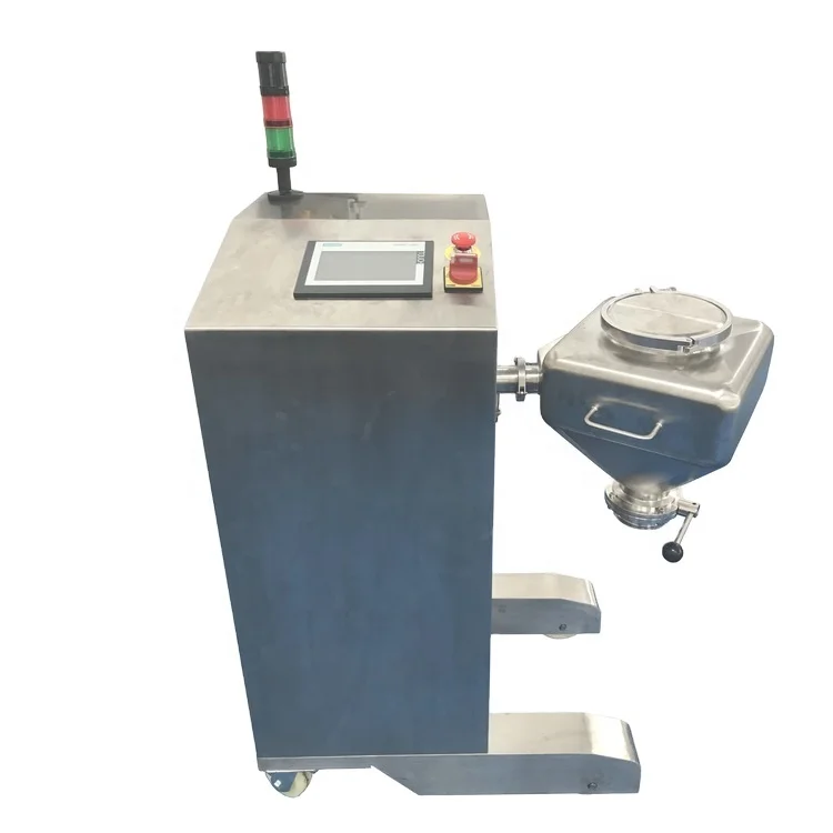 Powder Mixing Machine Laboratory Blender With Hopper  Type Mixer