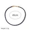 Collana blu 46 cm