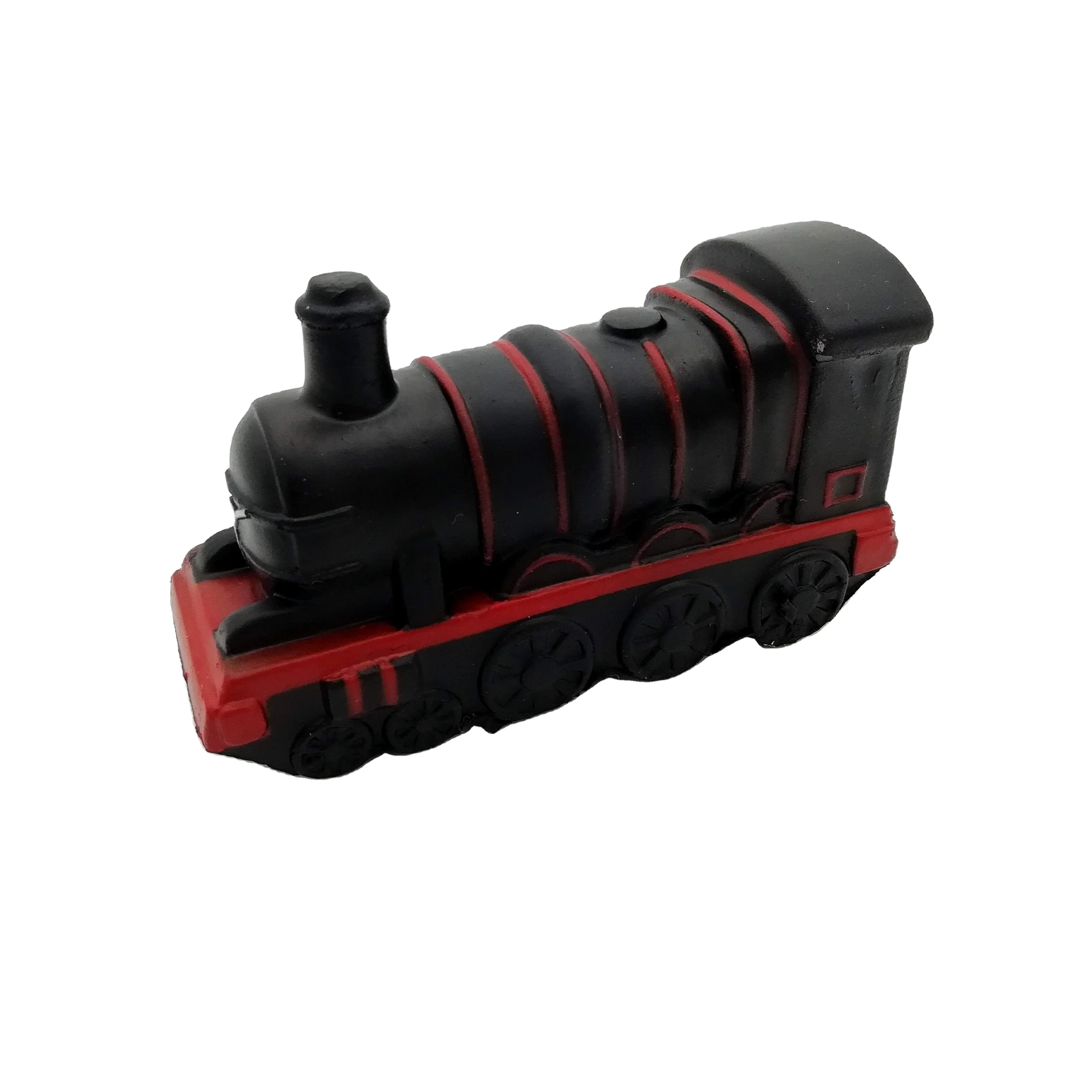Custom Logo PU Choochoo Train Subway Stress Reliever Anti Stress Subway Choochoo Train High Speed Train Stress Ball