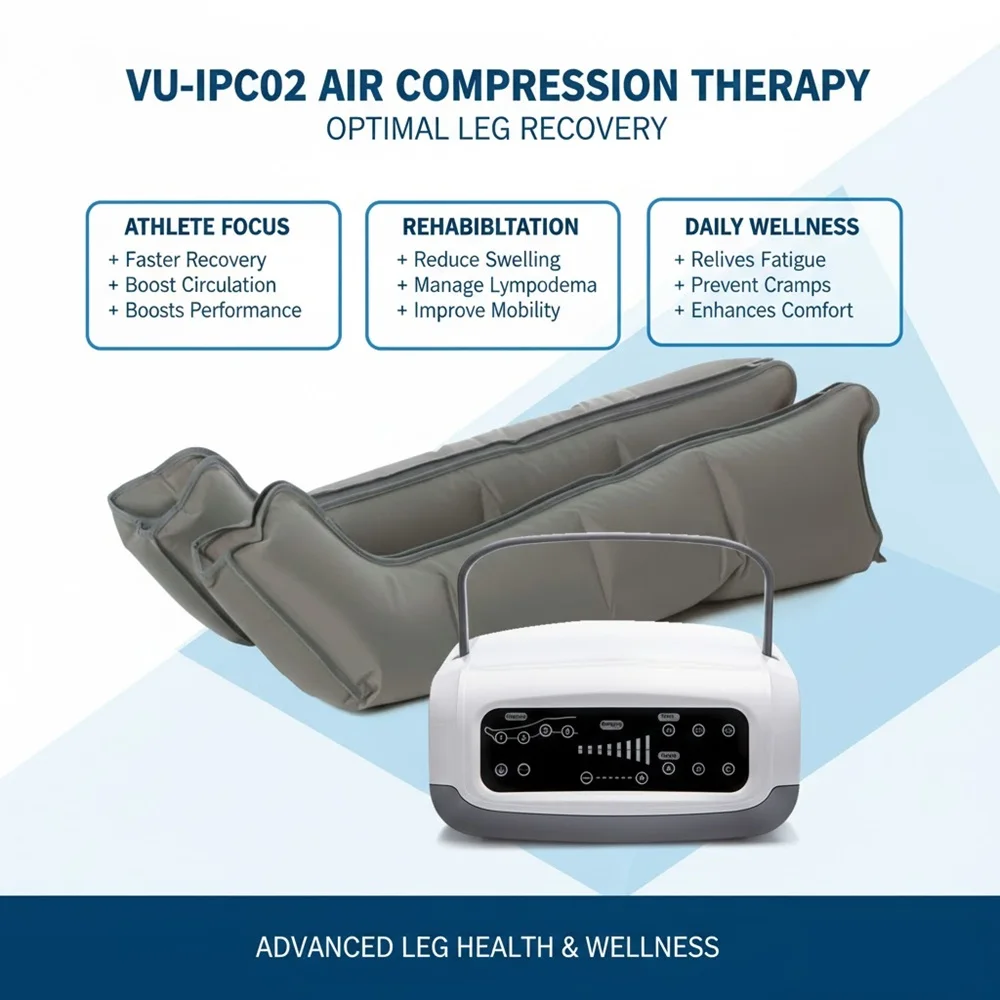 Cieľové pneumatické kompresné členkové topánky na postupnú regeneráciu dolných končatín na zníženie opuchu