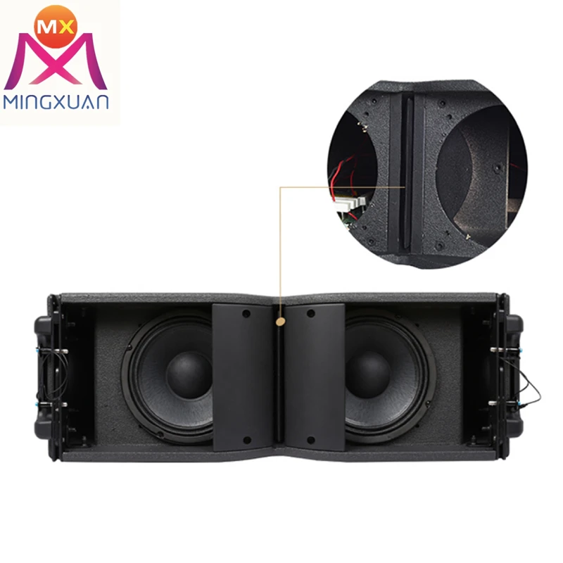 Speakers Dual 8 Inch Line Array Professional Audio 3d Surround Sound System Music