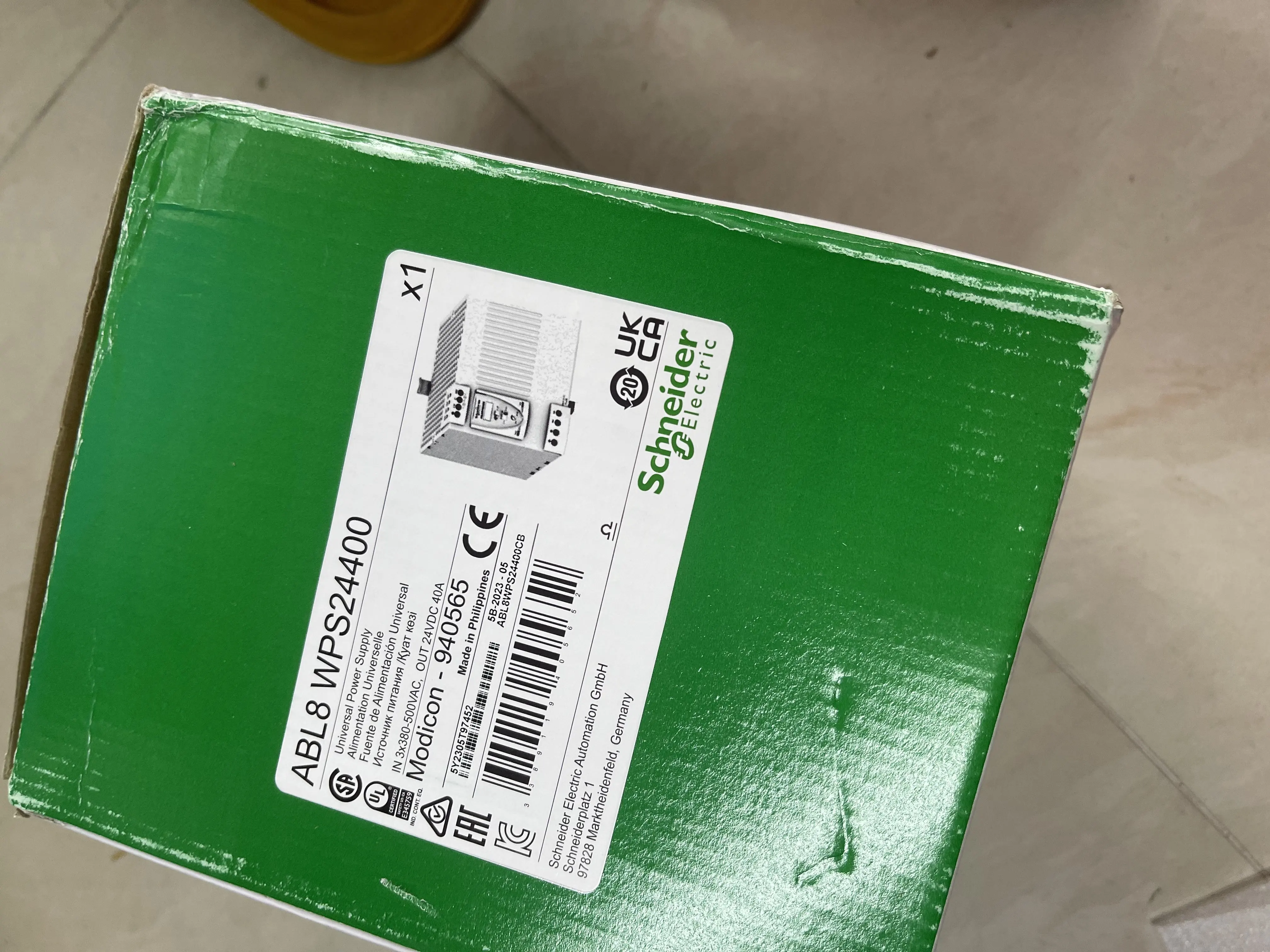 Schneider Universal Power Supply ABL8WPS24400