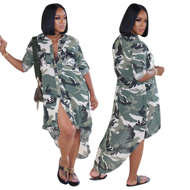 camouflage dress shirt