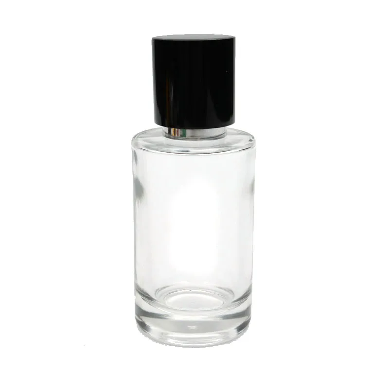Source Leerer Zylinder runde Form 50ml 100ml Glas parfüm flasche