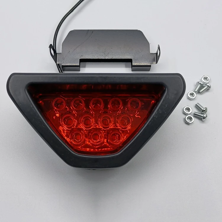 Universal F1 Style 12 Led Red Car Rear Tail Third Brake Stop Safety