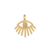Occhio astratto 14,2 mm oro