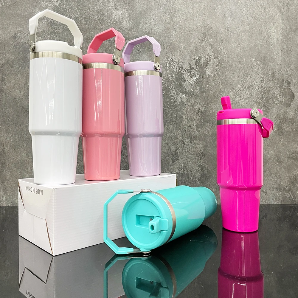 25pack Glossy Macaron Color Blank Sublimation Tumblers