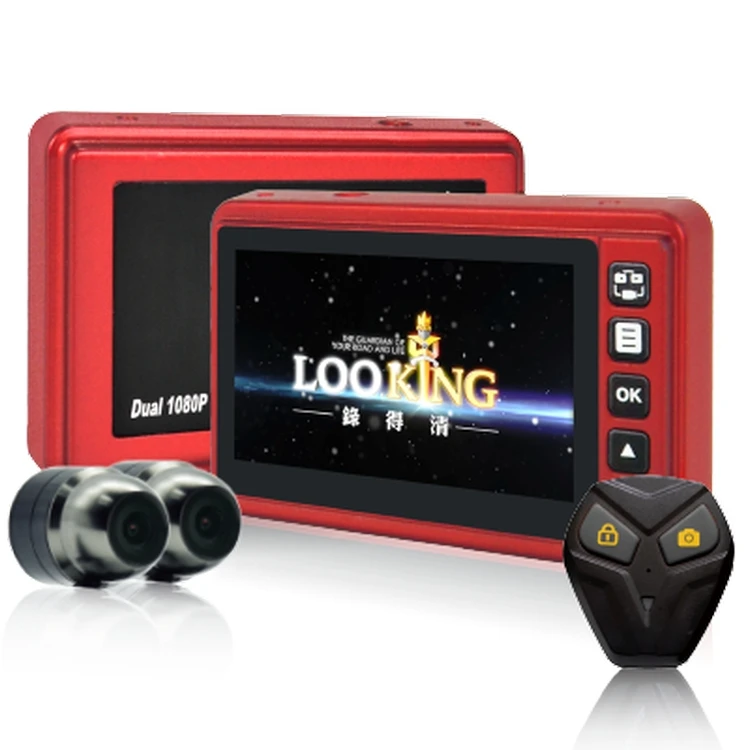 Видеорегистратор для езды на мотоцикле широкий угол обзора 140 градусов Gps Wi-Fi камера 1080p