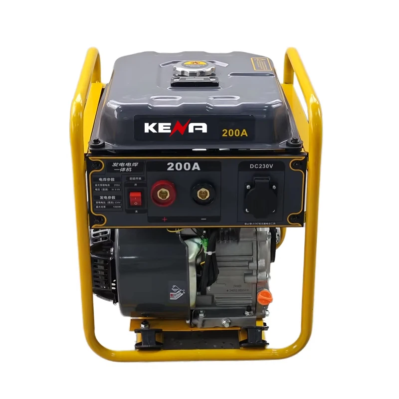 Portable 1KW Gasoline Powered Welding Machine for Use As a Generator 200a