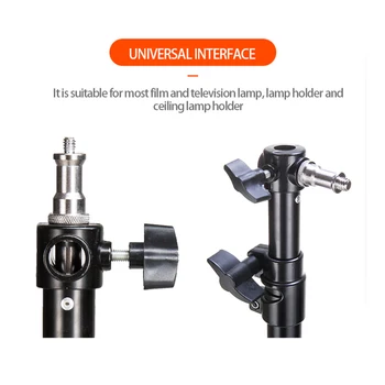 BY-806 280cm Metal Photo Studio Light Stand Adjustable Height Three Section Tripod for Video Camera Accessories product image