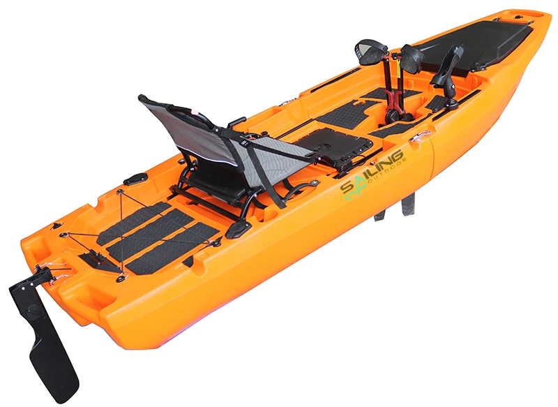 2 Section One Person Modular Fishing Kayak with Fin Drive