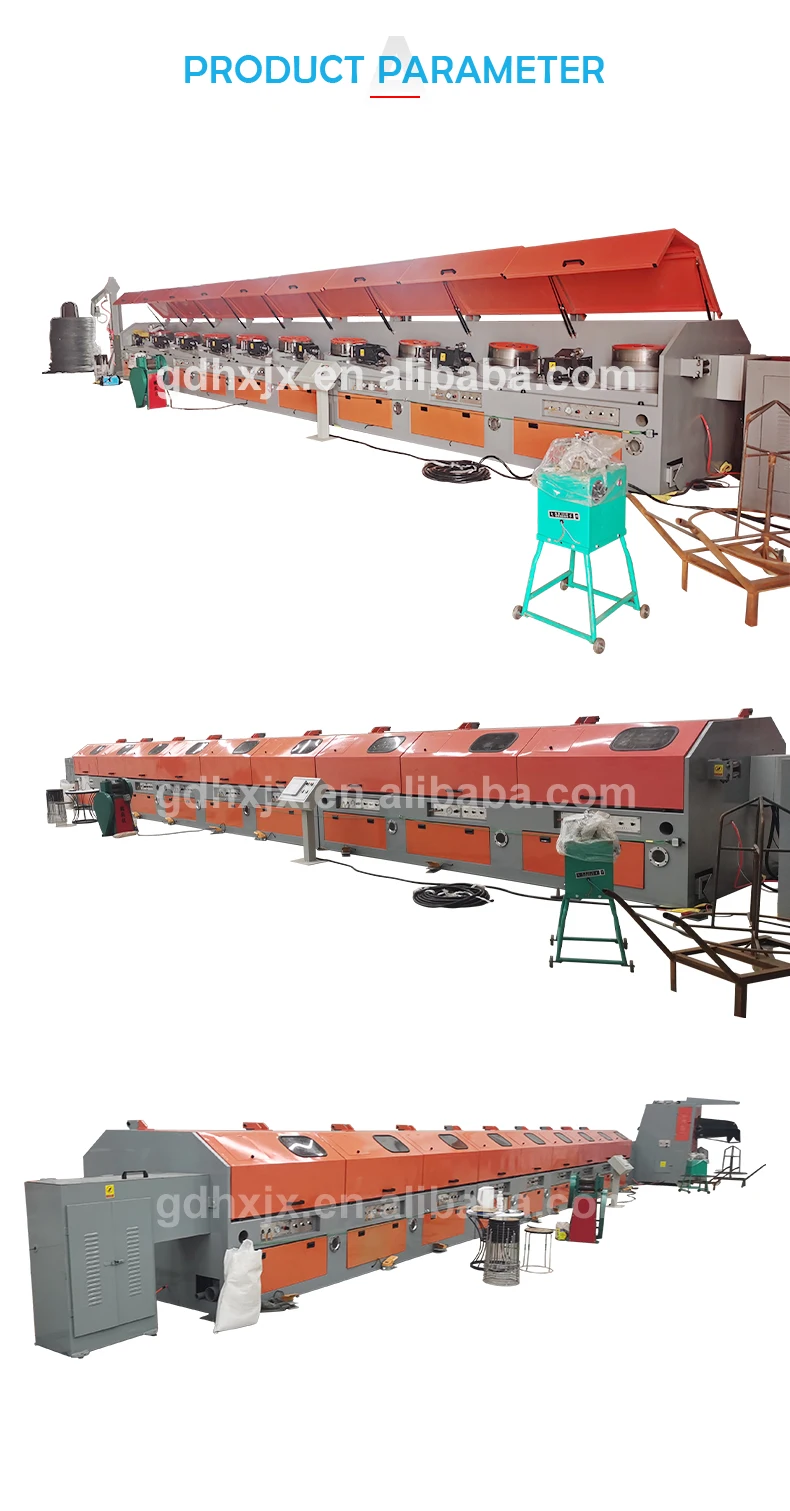 CNC Automatic Wire Drawing Machine High Speed High Carbon Straight Line Wire Drawing Machine