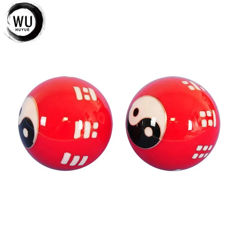 
Chime медитация здоровье yinyang китайская оптовая продажа Baoding традиционный фитнес ручной мяч Железный мяч 