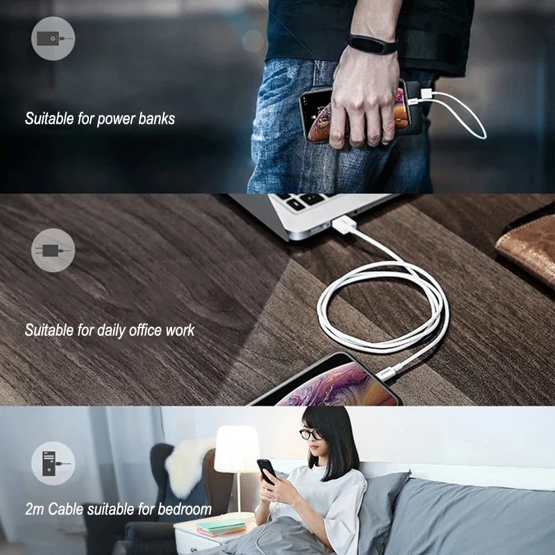 80W USB Type C Charging Cable Braided Fast Charger Cord Super Dart Data Sync Wire Durable for Smartphones Tablets
