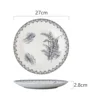 Blue 10 inch Flat Plate
