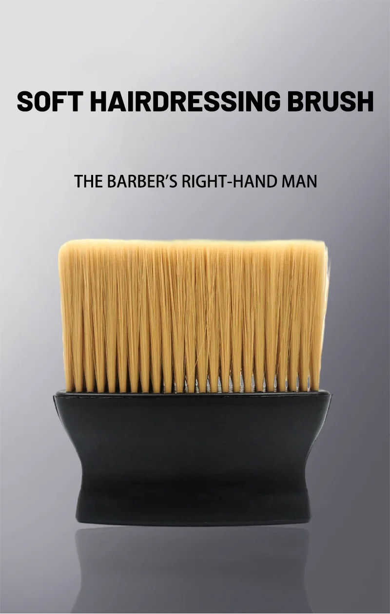 Professional Neck Face Brush Salon Hair Cleaning Sweeping Brush Hairdressing Beauty Salon