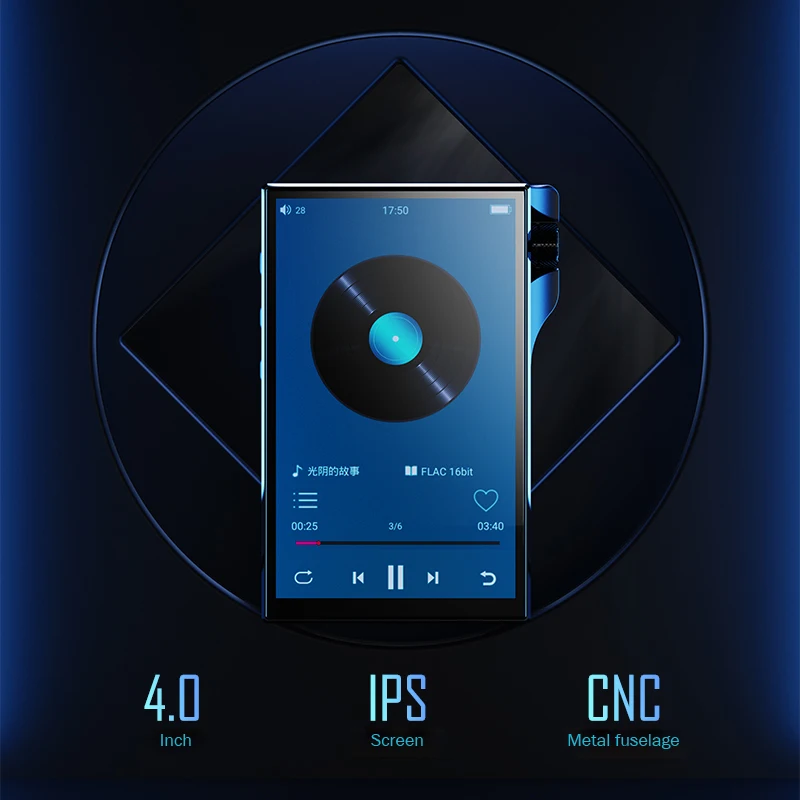 Q8 Lossless HiFi Mp3 Player Open Android DAC DSD Built in 16GB MP3 Audiophile Mp3 Music Player
