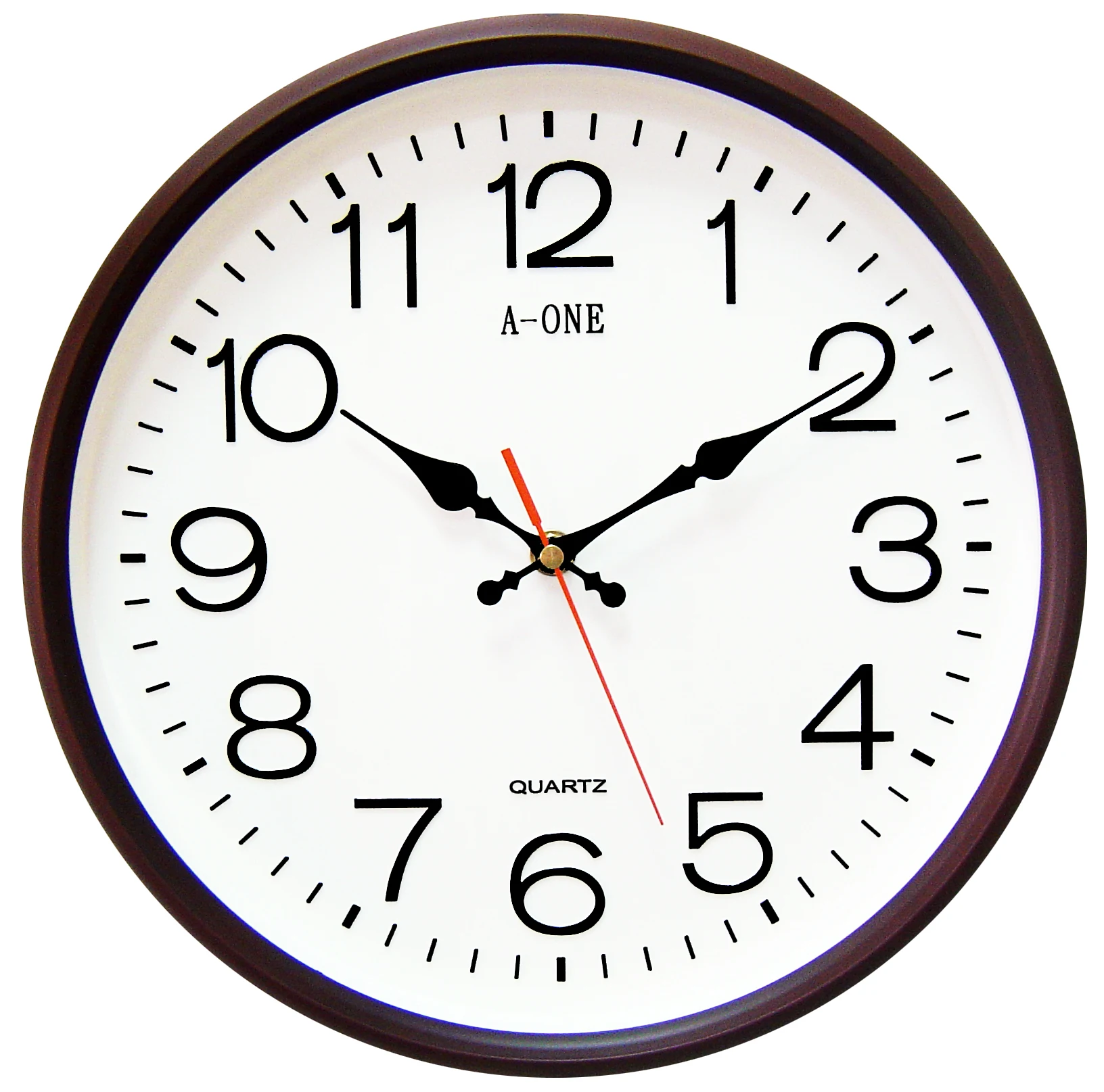 12 Inch Round Simple Style Modern Quartz Decorative Wall Clock 3d