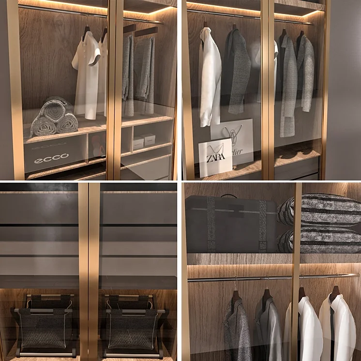 Американский стандарт мебель для спальни шкаф одежды хранения кровати плоский