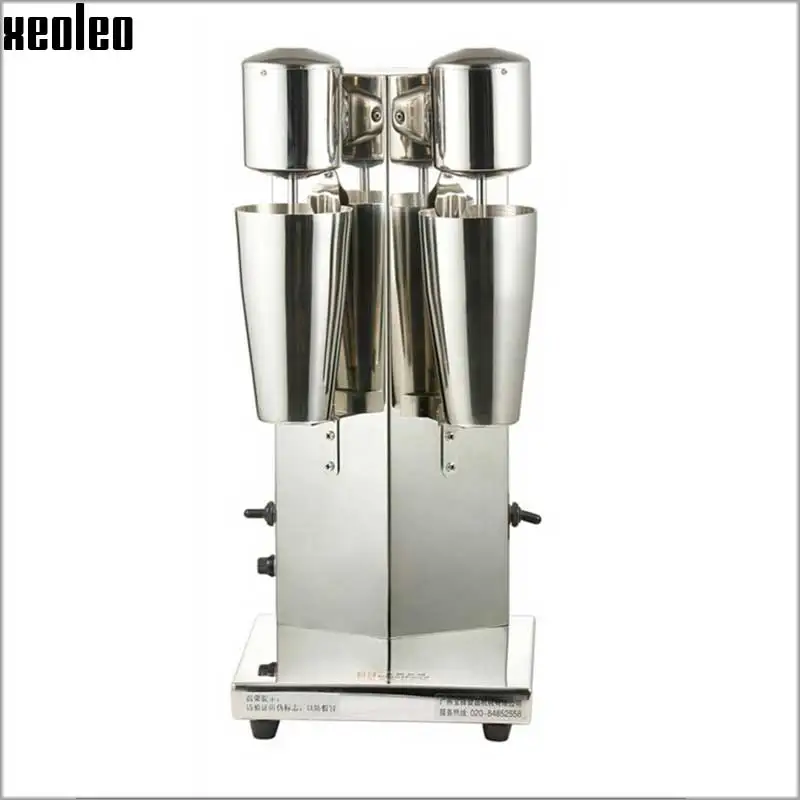 110V Commercial Milk Shake Machine Stainless Steel Double Head Drink Mixer USA 