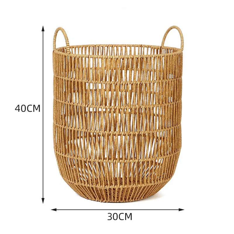 Home Deco Custom Handmade Wicker Natural Trays Craft Rattan Basket Toy