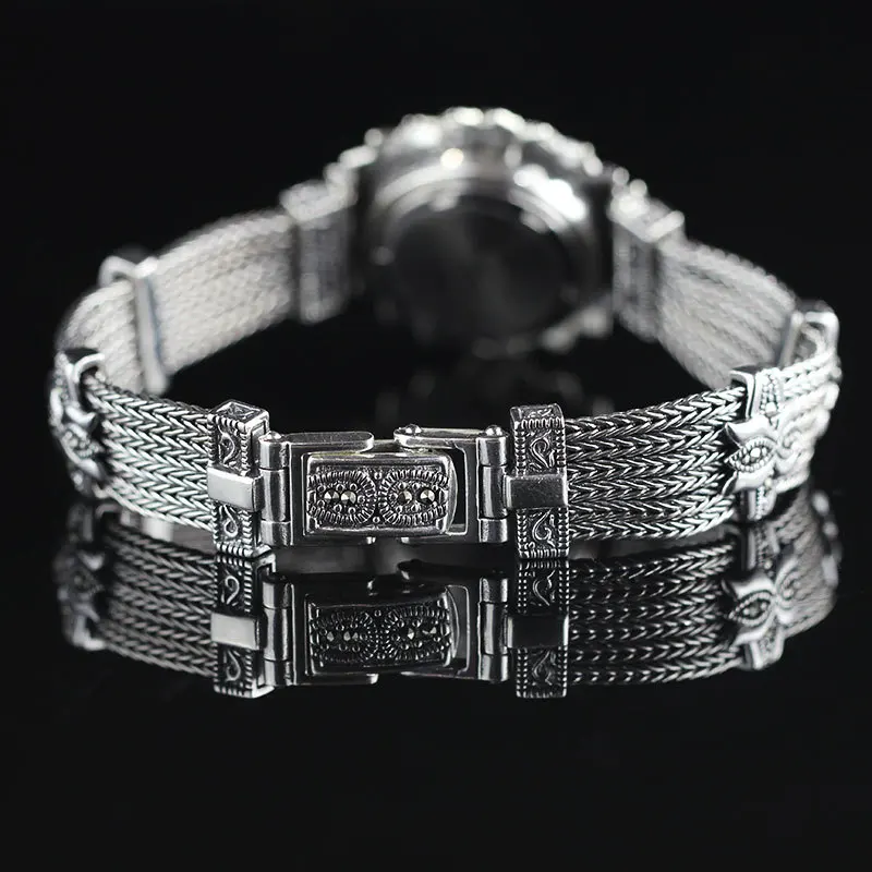 Fashion reloj para mujer S925 silver watches women wrist luxury jam tangan ladies watches buy online