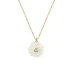 14mm shell flower 14K gold plated 45cm approximately 2.07g