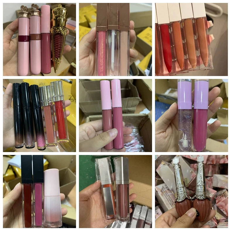 Выберите свои собственные цвета и индивидуальный блеск для губ увлажняющий Блестящий жидкий глянцевый прозрачный от частного бренда