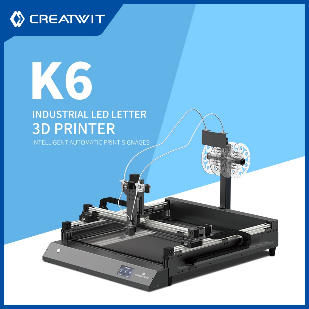 Автоматические буквы. Creatwit Industrial led Letter 3d Printer k8.