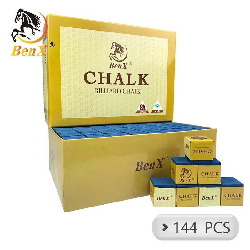 BenX premium бильярдный мел 8A качественная 144 шт./коробка