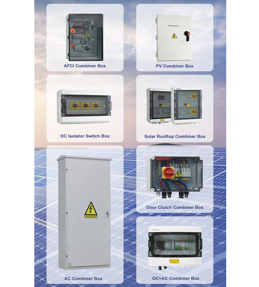 Beny New Pv Strings Dc Combiner Box 3 Input 3 Output Hot Sale for Solar Pv Safety