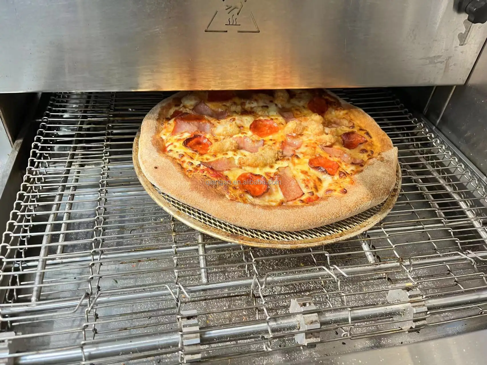Pizza Hut Automatic Pizza Machine Continuous Tunnel Pizza Conveyor Oven