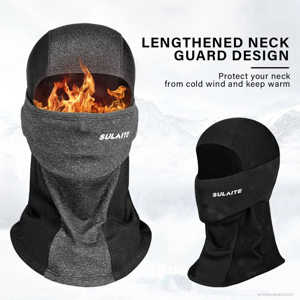 SULAITE Outdoor Face Mask Cover Head Woman Moto Bike Bandana Face Scarf Motorcycle Warm Scarf