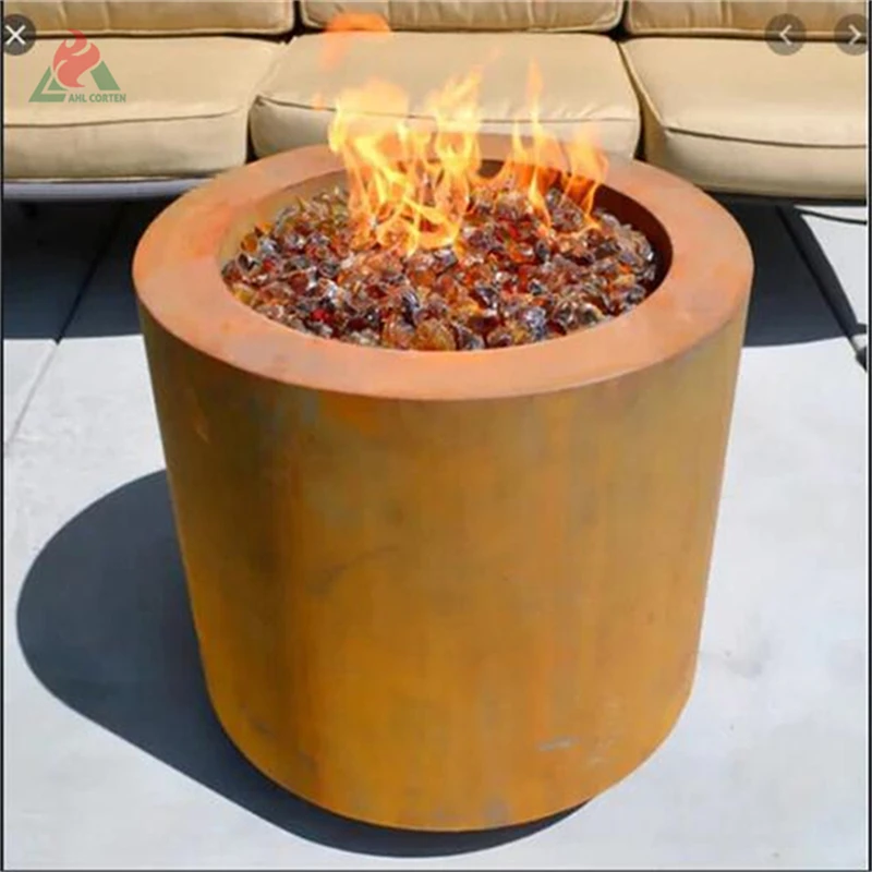 Стальная газовая плита corten, уличная газовая плита, большая газовая плита