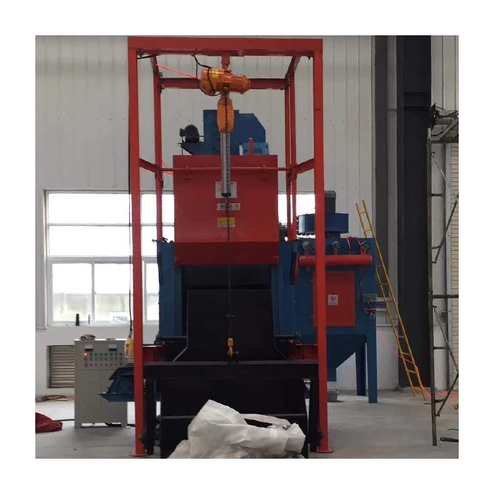 Automatic Electric Portable Steel Plate Surface Cleaning Drum Shot Peening Machine Burnishing Function Siemens PLC Motor for