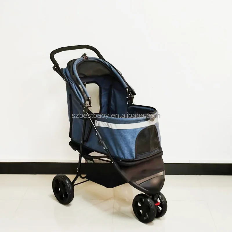 Luxury Folding Pet Stroller For Dog Outdoor Dog Strollers Pet Carrier