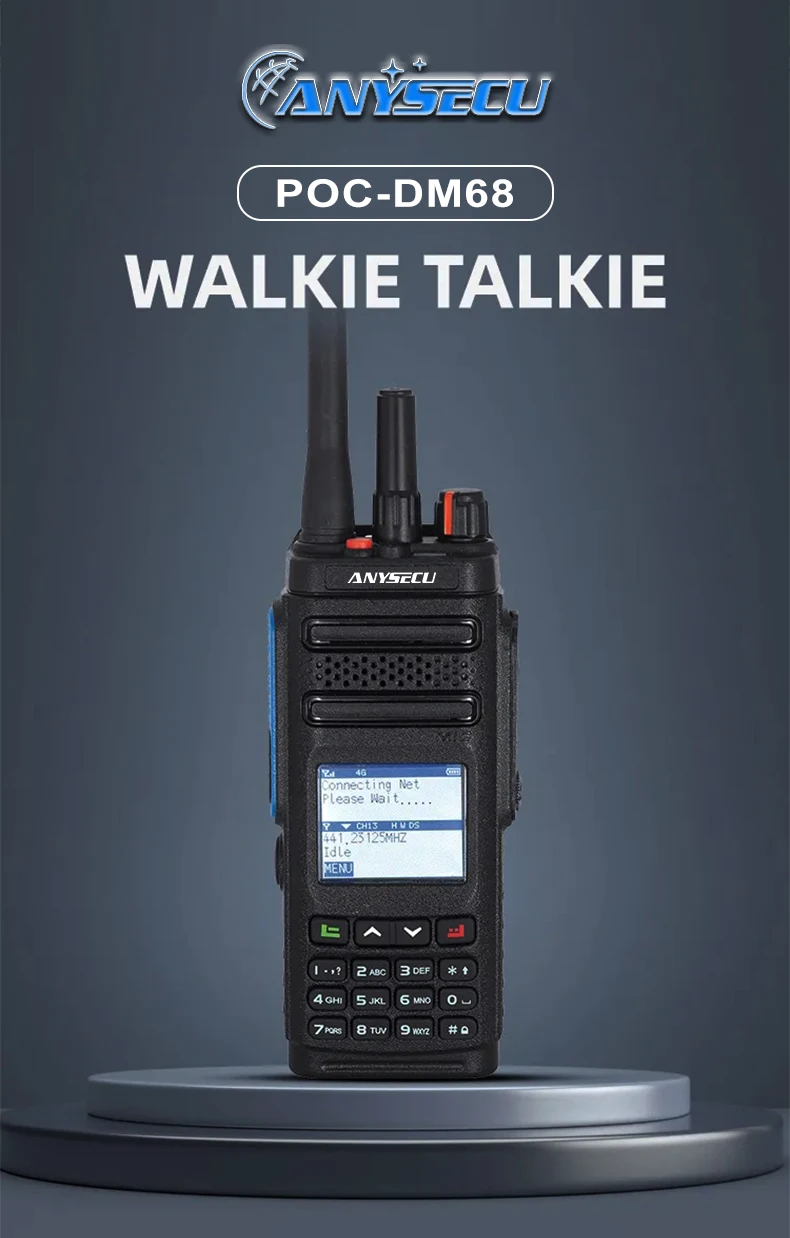 Anysecu DM-68 DMR Smartphone - Rugged, Waterproof, and Reliable
