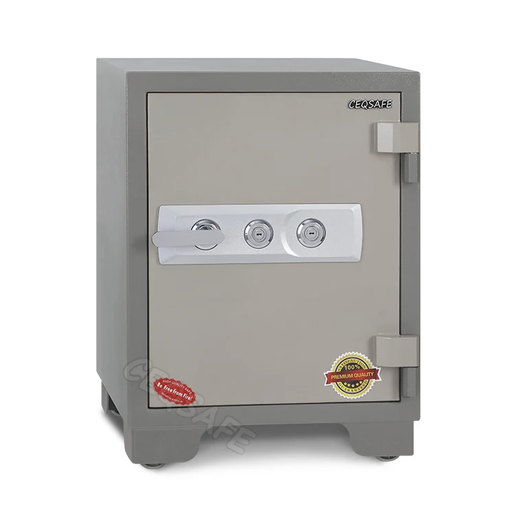 CEQSAFE High Strength Fire Proof Security Safes Home Dimensions Waterproof Key Cabinet Money Safety Box Lock Fireproof Safe