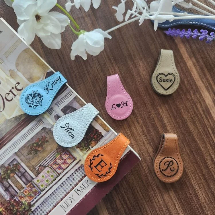 Marque-page Magnétique Personnalisé En Cuir – Véritable