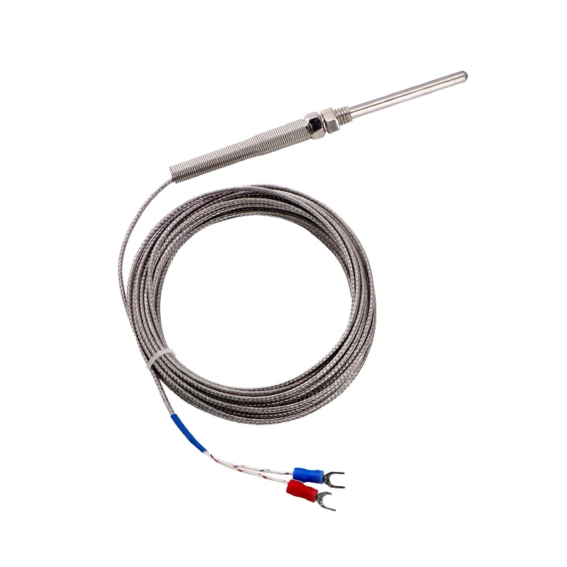 Thermocouple Temperature Sensor Probe Type K E Grade Custom Wire Length For Smart Temperature Controller Temperature Control