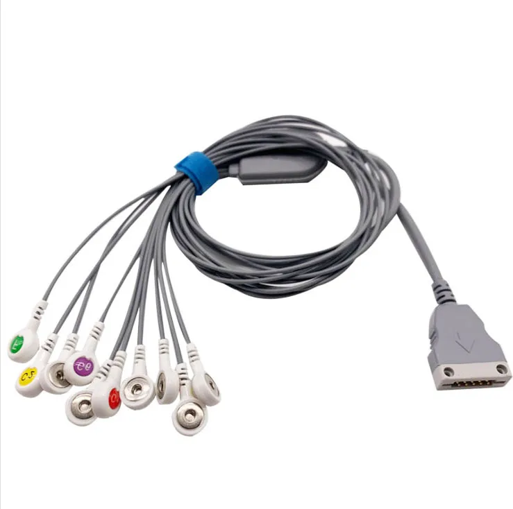 ECG Holter Cable Compatible für Beneware CT-086
