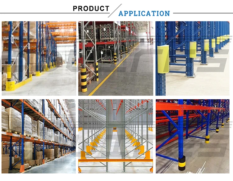 Warehouse Reduce Damage Forklifts Hit Pallet Racking Corner Plastic