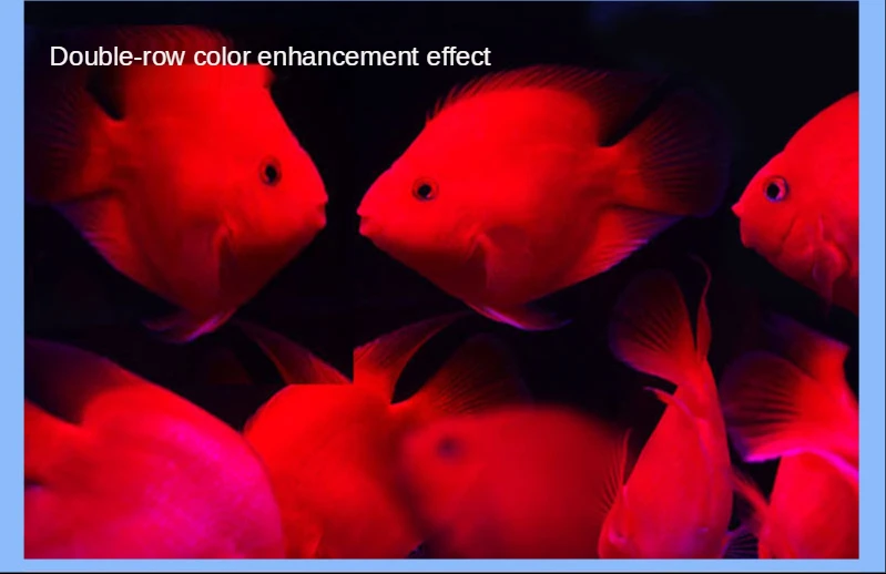 Aquarium super bright three-color diving lighting led fish tank light aquarium arowana fish tank light