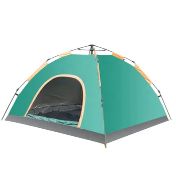 High quality quick automatic opening canvas tent waterproof outdoor eos base camp