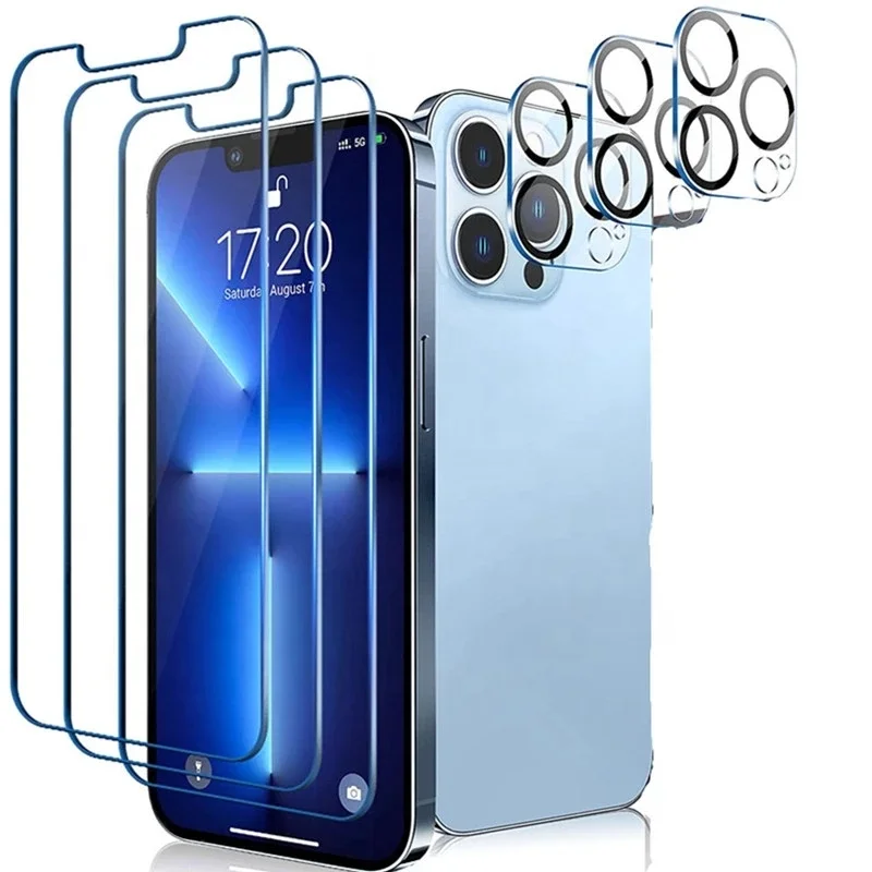 Amazon Top Selling 3 Pack Mobile Phone Hd Clear Camera Lens Tempered Glass Screen Protector For Iphone 11 12 Mini 13 Pro Max Buy 3 Pack Screen Protector For Iphone Screen Protector
