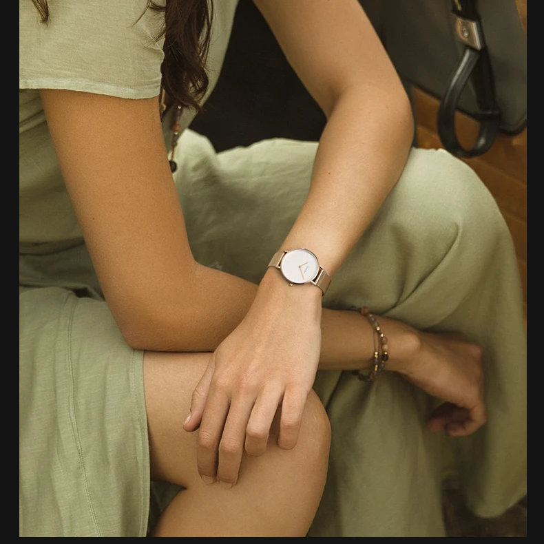 Minimalist Ladies Multiple Colors Waterproof Japan Movt Small Wrist Milanese Watch